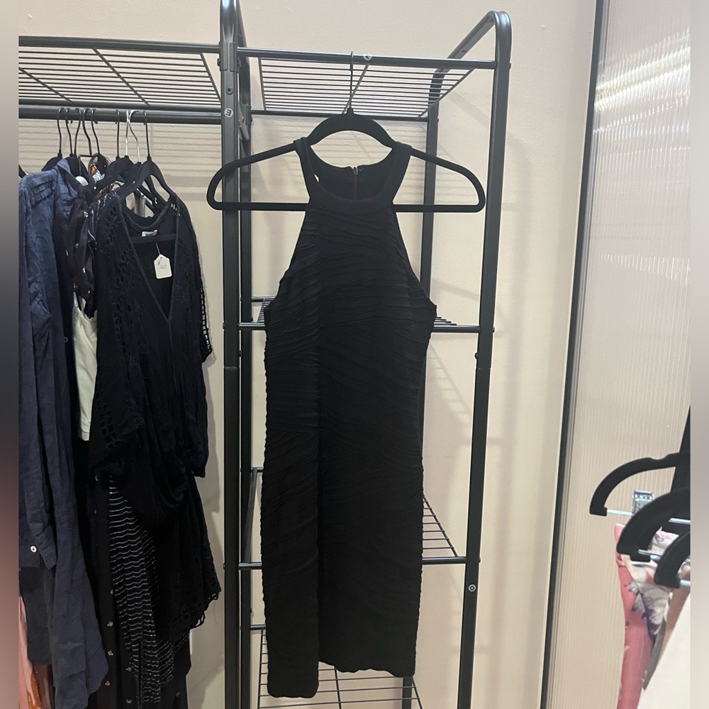 Tube Black Halter Dress